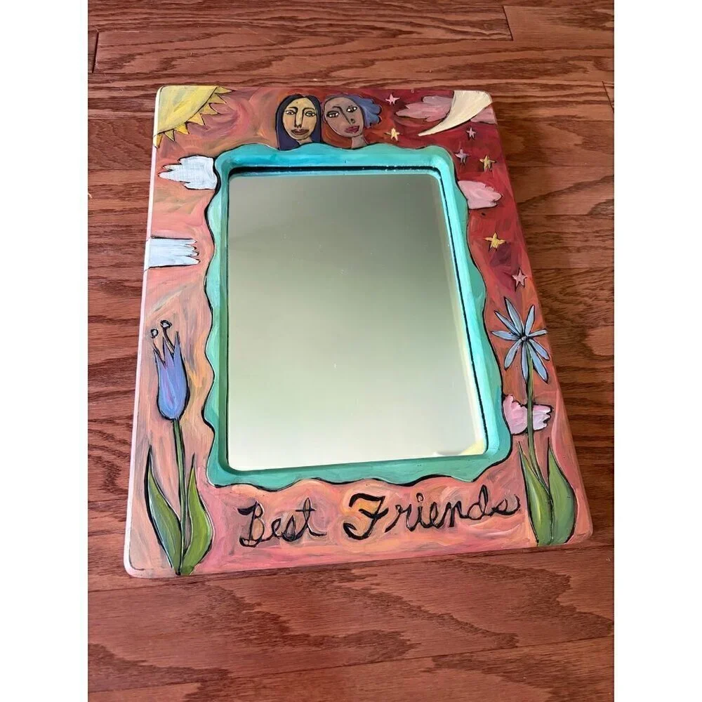 Best Friend Sticks by Sarah Grant Mirror